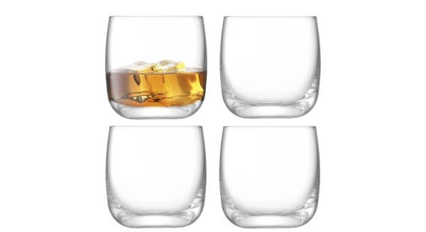 4er Set Borough Trinkbecher 300ml transparent