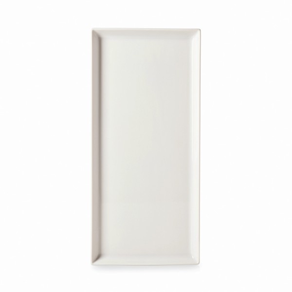 Madeleine Teller rechteckig 32.5x15x1.8cm alabaster weiss