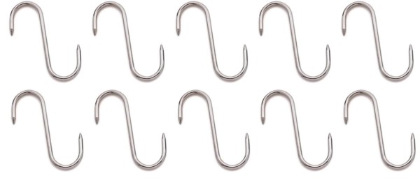 10er Set Fleischhaken 14cm