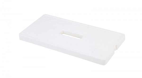 Kühlakku XXL, 41x21cm, H: 2.5cm, weiss