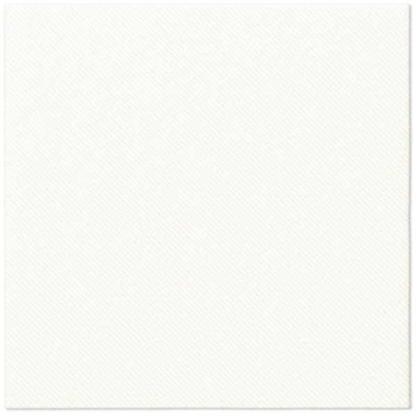 Servietten Dinner 12x Unicolor white 40x40cm