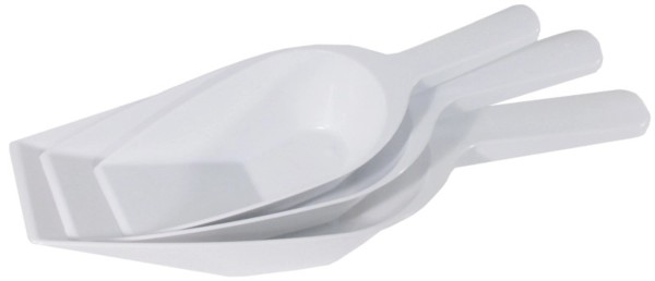 Mehlschaufel, weiss 25 cm