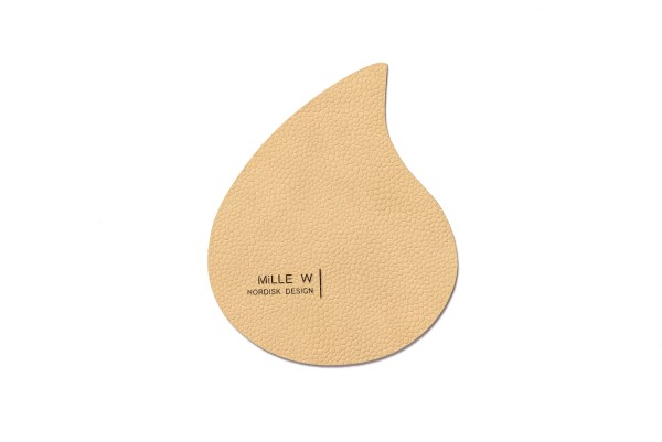 Untersetzer tropfen beige
