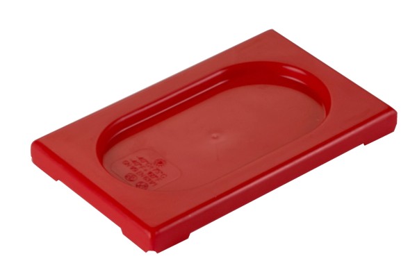 GN Deckel 1/9 Polypropylen rot