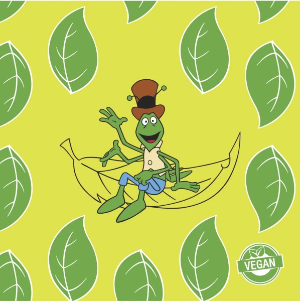 Pflanzenwachstuch Flipp, 25x25cm