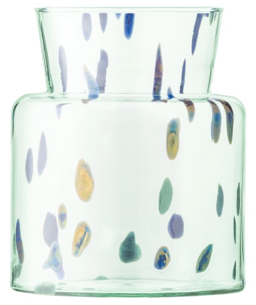 Sea Glass Vase/Windlicht H19cm ocean blues