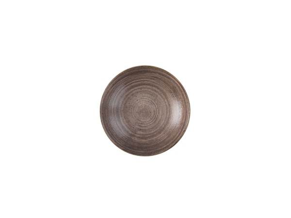 Stonecast Raw Brown Evovle Coupe Teller tief 18.2cm