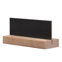 Tischsteller D4 Modigliani 8x15cm mit Holzfuss Pinie