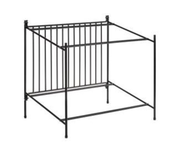 Buffetgestell Metall 49x38.5cm, H48cm, schwarz