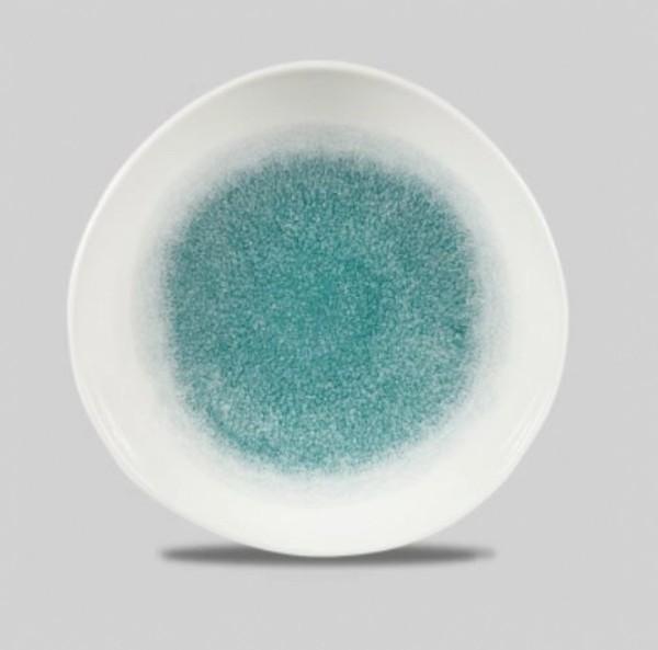 S.P. Raku Jade Green Organic Coupe Teller flach 26.4cm