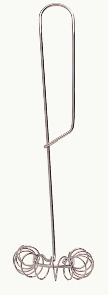 Schwingbesen 23cm Edelstahl mit Anhängeretikette