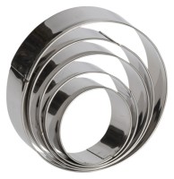 Ausstechformen Kreis 5-teilig