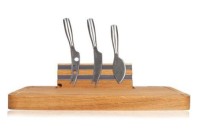 Party Käsebrett braun Edelst. Europäische Eiche 354x264x45