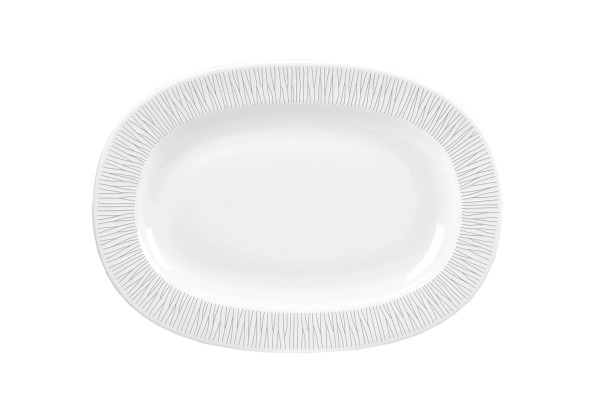 Bamboo White Platte oval 20.3cm