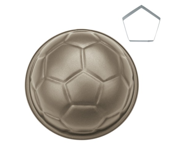 Motivbackform Fussball