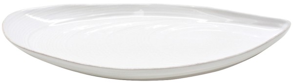 Aparte Schale Shell 45.5x20.7cm H4.4cm weiss