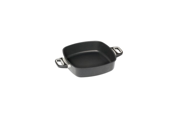 Eck-Pfanne 28x28cm, H7cm mit Griffen