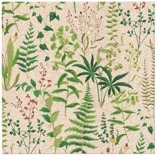 Servietten Lunch 20x We care Herbal Garden, 33x33cm