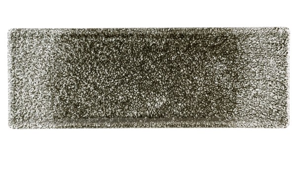 S.P. Raku Quartz Black Platte rechteckig 24.7x8.8cm