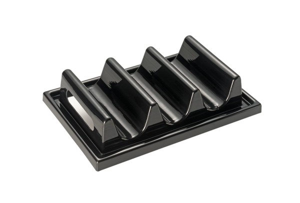 Snackpresenter mit 3 Mulden, 29x19cm H6.5cm