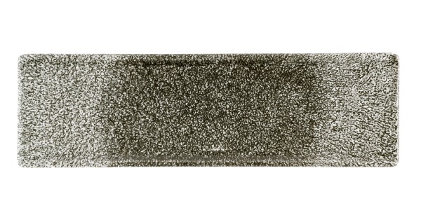 S.P. Raku Quartz Black Platte rechteckig 29.5x8.8cm