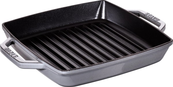 Grillpfanne 23cm, Graphit-Grau, Gusseisen