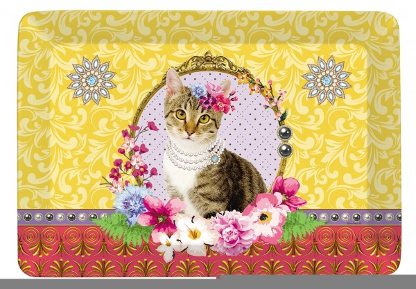 Fancy Animals "Katze" Tablett 21.5x16 cm