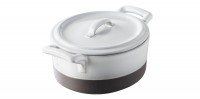 Kasserolle 45cl mit Deckel, weiss