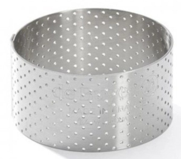 Gelochter Tortenring mit geradem Rand D:6.5 H3.5cm