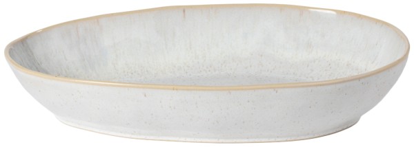 Eivissa Ovale Auflaufform 36cm sand beige