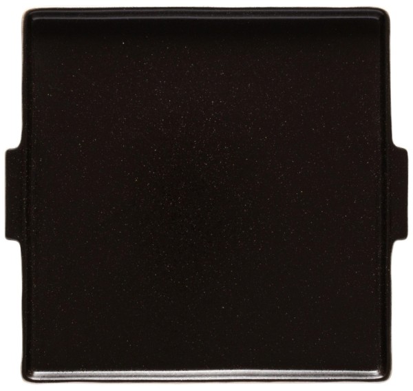 Nótos Platte rechteckig 26.7x24.6cm H2cm schwarz