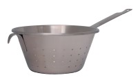 Sieb konisch D:28cm mit Stiel und Haken