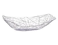 Fruchtschale Metall lang 33cm