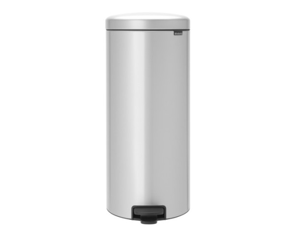 Treteimer metallic grey 30l