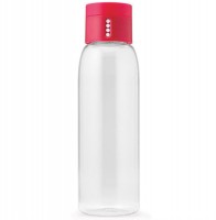 Dot Trinkflasche, transp. pink, 600 ml