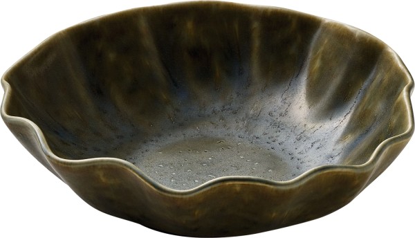 Nami Teller tief D22cm, olive