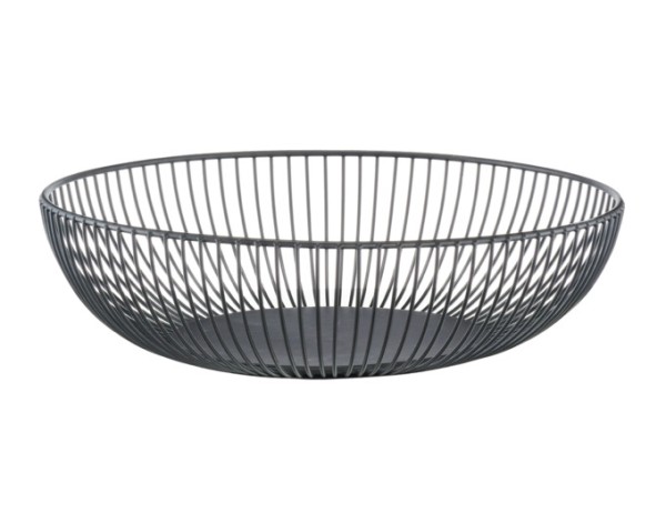 Fruchtkorb Metall schwarzø28cm