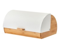 Rollbrotkasten Bamboo weiss