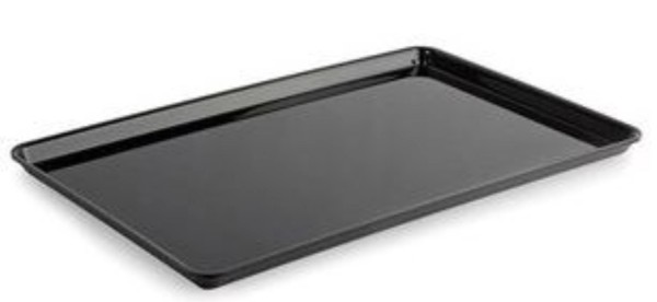 Rechteckige Schale GN1/1 53x32.5x1.7cm schwarz