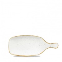 Stonecast Barley White Platte rechteckig mit Griff 29x21.1cm