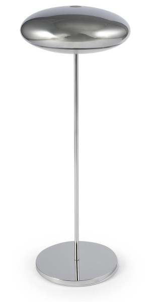 Broggi Nuvola Lampe wiederaufladbar, verchromt D10.2cm H31cm