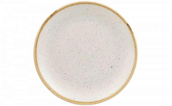 Stonecast Barley White Coupe Teller flach 21.7cm