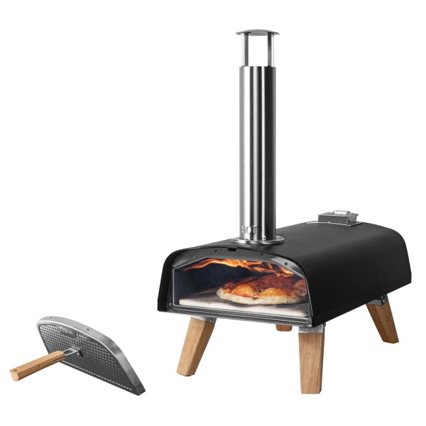 Pro Pizza Ofen für Pellets 69.9x36cm H72.5cm Eiche