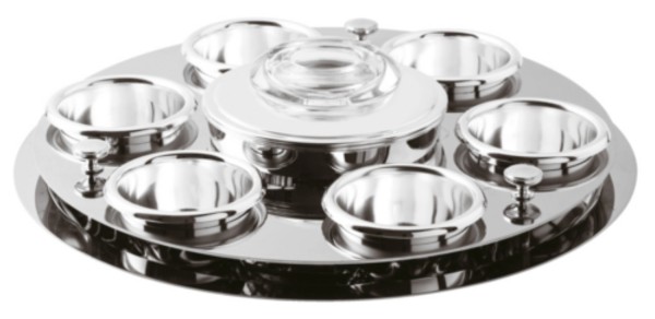 Elite Kaviar Set Edelstahl D40cm