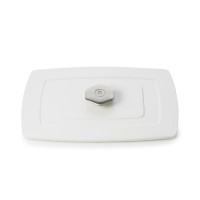 Rvlt2 Deckel für Platte 30cm, Satin-weiss