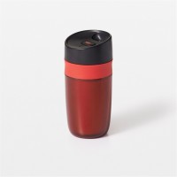Single Travel Mug doppelwandig, rot, 0.28 lt