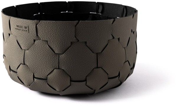 Brotkorb D24cm H14cm grau