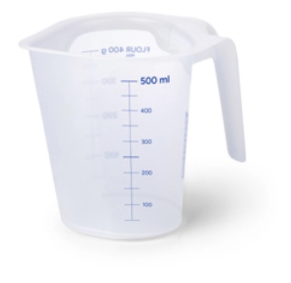 Kitchen Essentials Messbecher 500ml Transparent