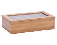 Teebeutelbox Bamboo 33.5x20cm