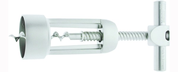 Glockenkorkenzieher Barolo, edelmattiert, 16x7x3.5cm